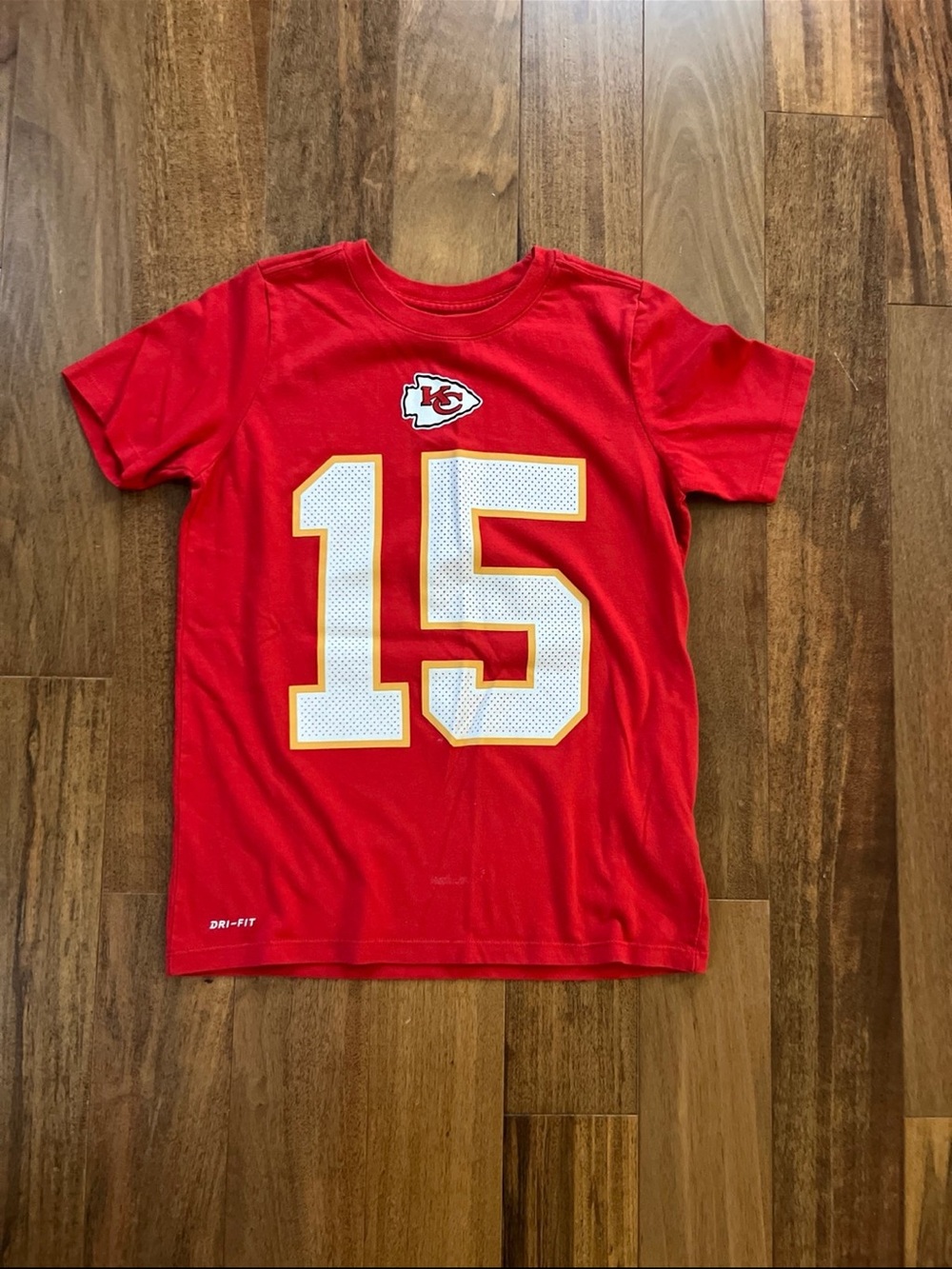 Nike Youth Red Kansas City Chiefs #15 Short Sleeve Tee